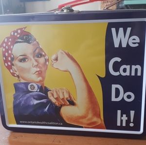 Rosie the Riveter Tin Lunchbox